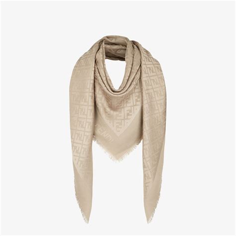 fendi neckerchieft pink and tan|Women's Designer Scarves & Luxury Ponchos .